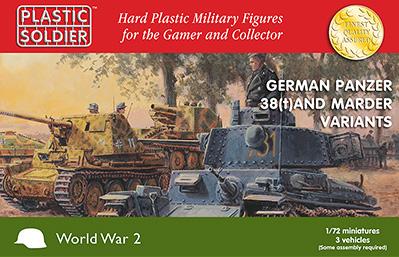 WWII German Panzer 38T and Marder options 